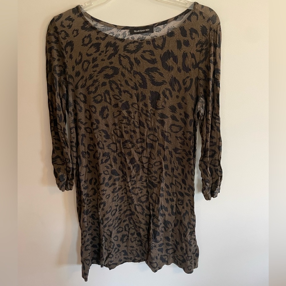 Leopard patterned dress